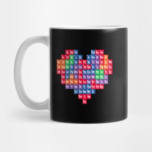 periodic table heart Mug